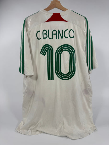 2007 ADIDAS MEXICO AWAY JERSEY CUAUHTÉMOC BLANCO 10 (2XL)