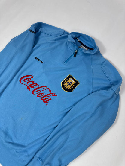 1999 REEBOK ARGENTINA TRAINING QUARTER ZIP-(M) oversized