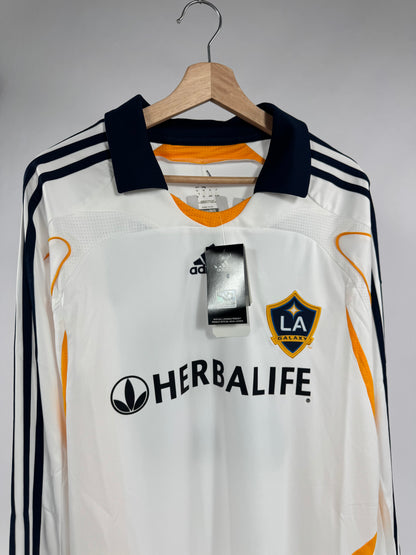 2007/08 ADIDAS LA GALAXY HOME JERSEY DAVID BECKHAM 23 NEW WITH TAGS-(XL)