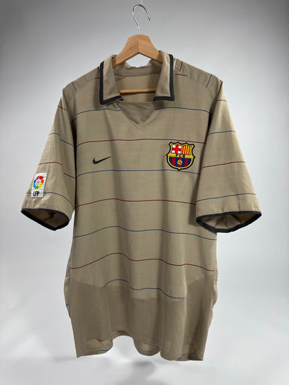 2003/04 NIKE FC BARCELONA AWAY JERSEY RONALDINHO 10 (XL)