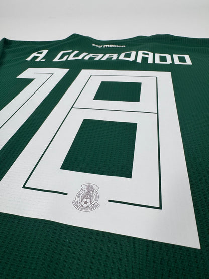 2018 ADIDAS MEXICO HOME JERSEY GUARDADO 18 (XXL) PLAYER VERSION