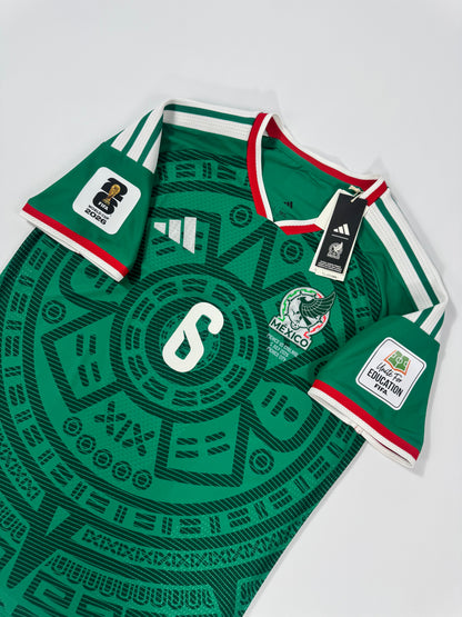 2026 ADIDAS MEXICO HOME AUTHENTIC JERSEY NEW WITH TAGS ERIK LIRA 6 (L)