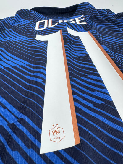 2026 NIKE FRANCE HOME JERSEY OLISE 11 AUTHENTIC PLAYER VERSION NEW WITH TAGS (XL)