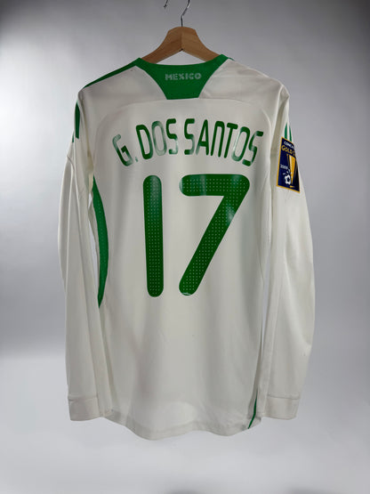 2009 ADIDAS FORMOTION MEXICO AWAY JERSEY GIO DOS SANTOS 17 (M) PLAYER VERSION