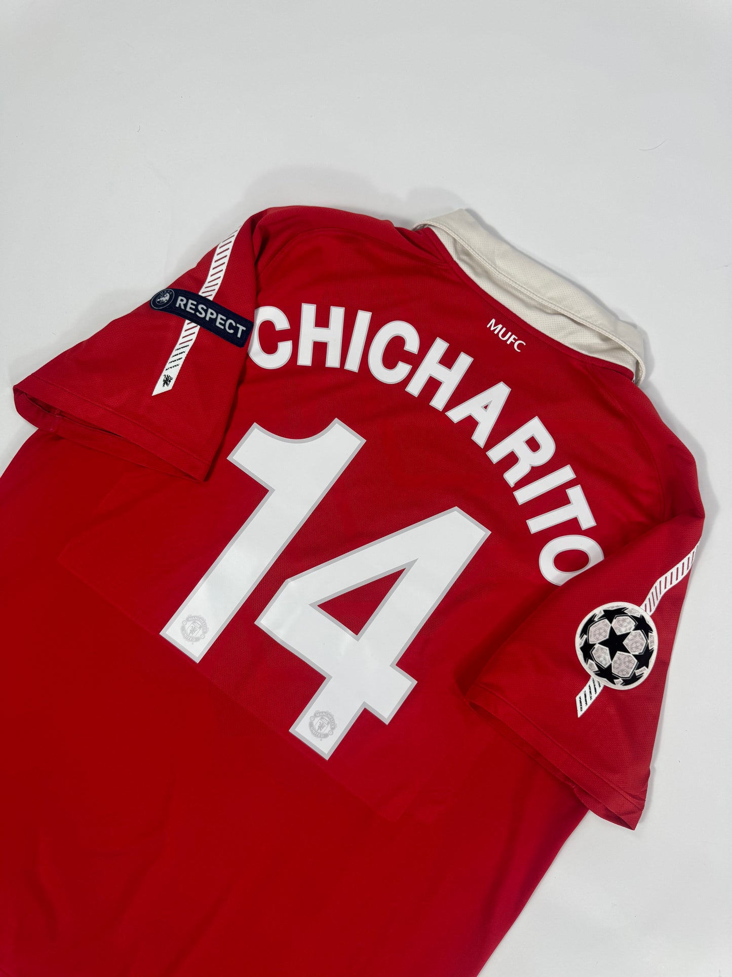2010 NIKE MANCHESTER UNITED HOME JERSEY CHICHARITO 14 (XL)