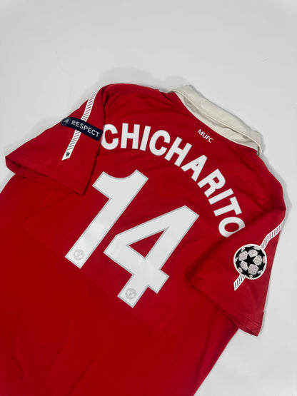 2010 NIKE MANCHESTER UNITED HOME JERSEY CHICHARITO 14 (XL)