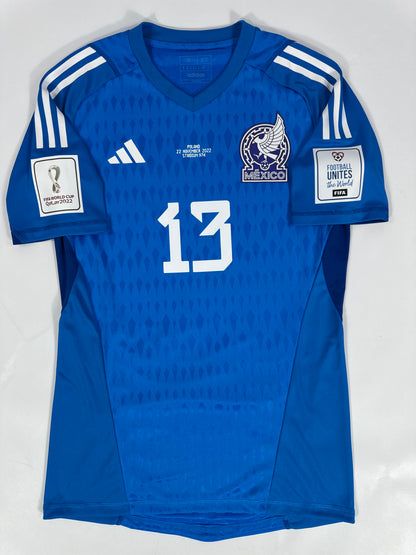 2022 ADIDAS MEXICO GK JERSEY PLAYER ISSUE OCHOA 13 (M) UTILERIA