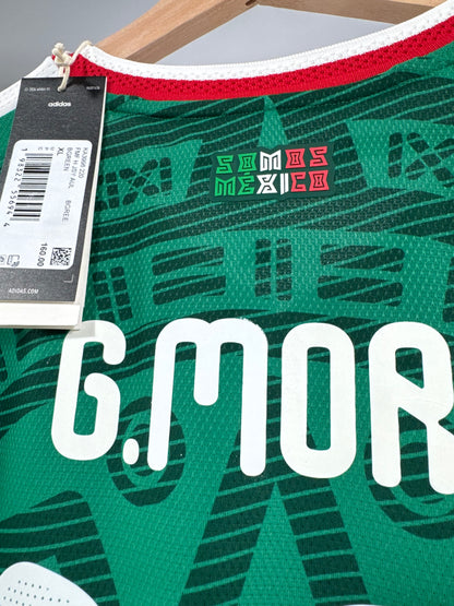 2026 ADIDAS MEXICO WORLD CUP HOME JERSEY LONG SLEEVE GILBERTO MORA 19 (XL) PLAYER VERSION