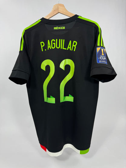 2015 ADIDAS MEXICO HOME JERSEY PAUL AGUILAR 22 (L)