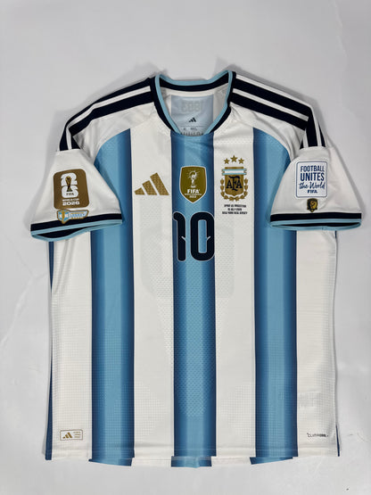 2026 ADIDAS ARGENTINA WORLD CUP FINAL HOME JERSEY LIONEL MESSI (XL)