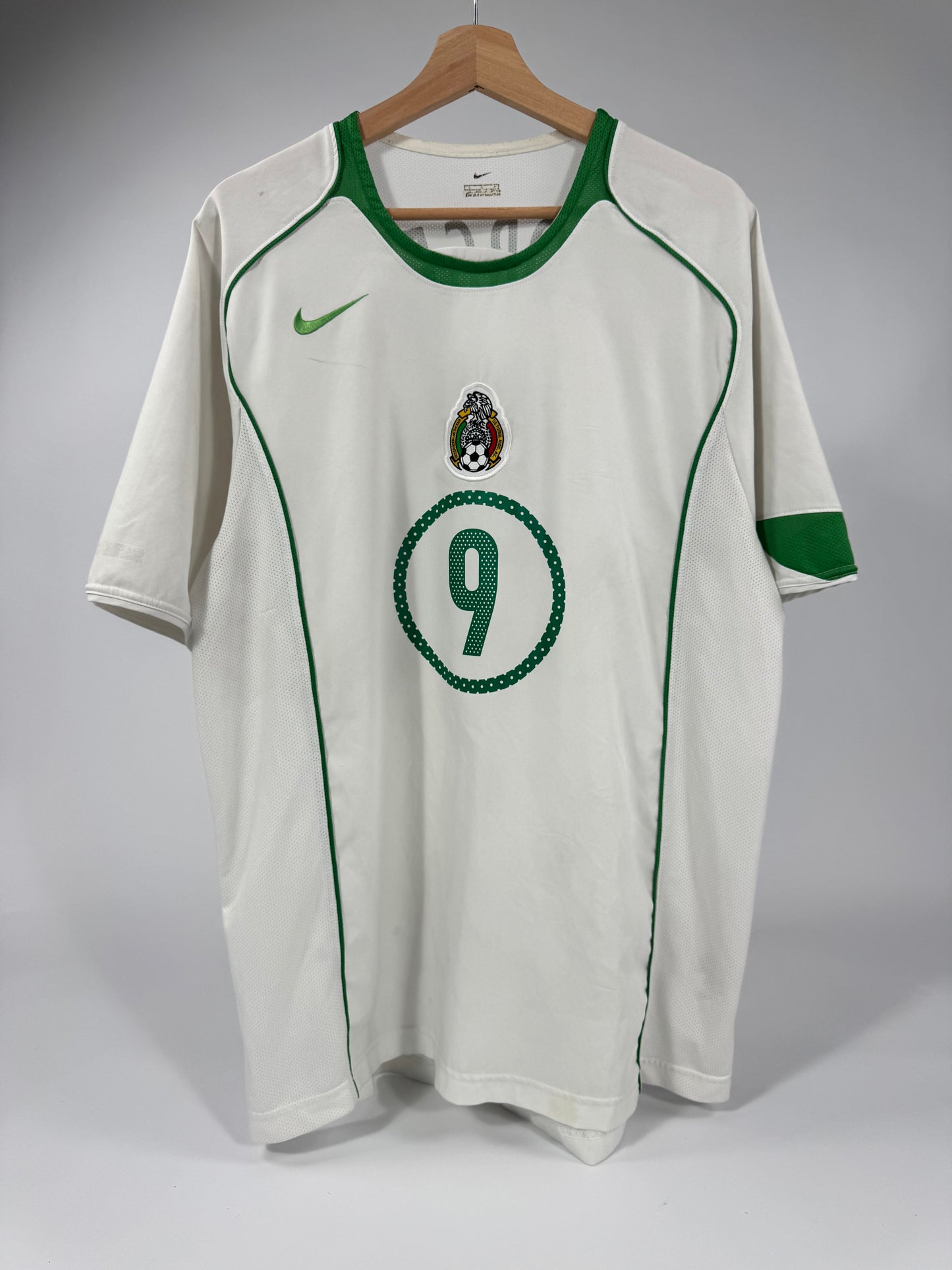 2004/05 NIKE T90 MEXICO AWAY JERSEY BORGETTI 9 (L)