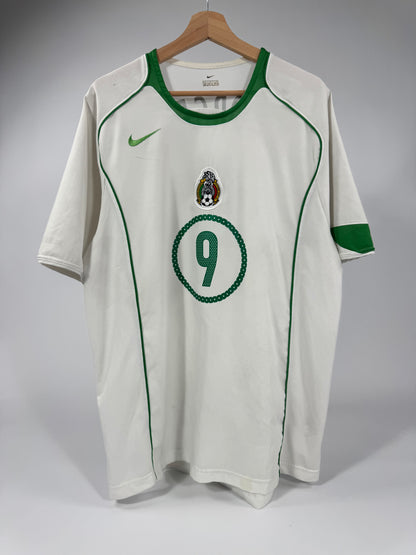 2004/05 NIKE T90 MEXICO AWAY JERSEY BORGETTI 9 (L)