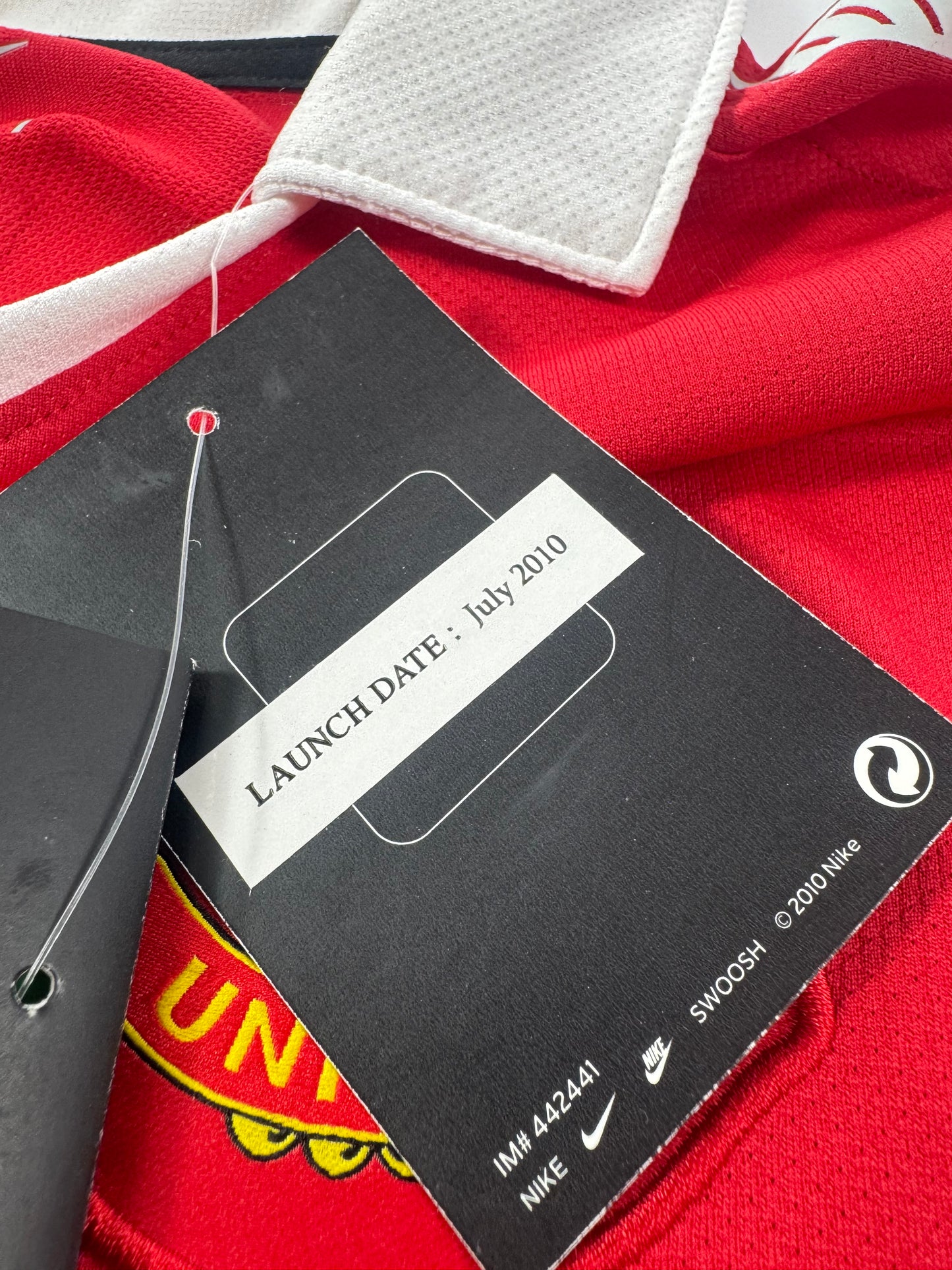 2010 NIKE MANCHESTER UNITED HOME JERSEY  NEW WITH TAGS-(S)