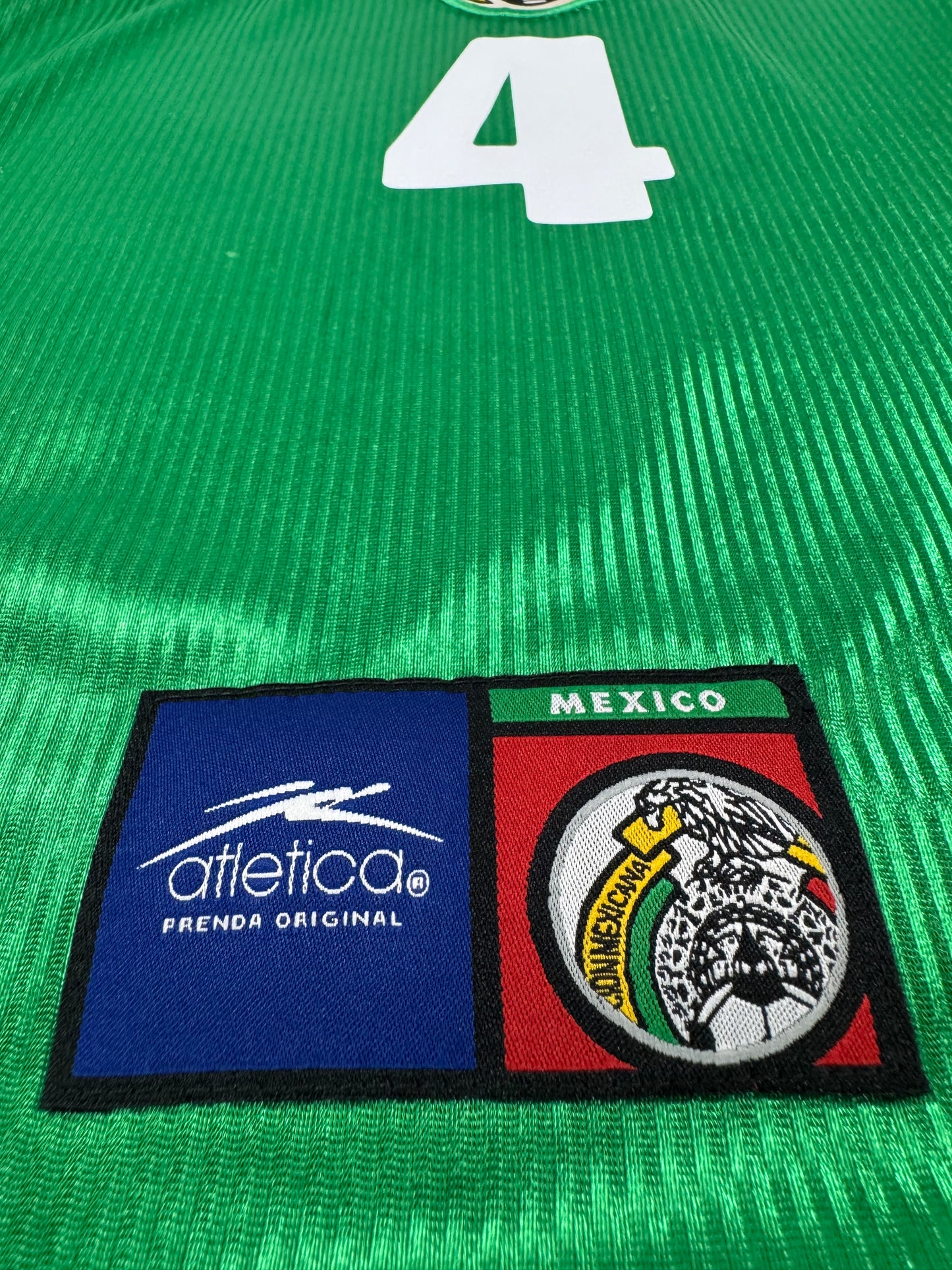 2000 ATLETICA MEXICO HOME JERSEY MARQUEZ 4 (M)