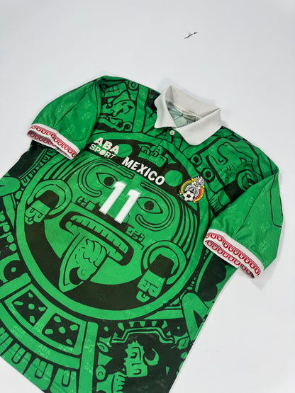 1999 ABA SPORT MEXICO HOME JERSEY CUAUHTÉMOC BLANCO 11 (L)