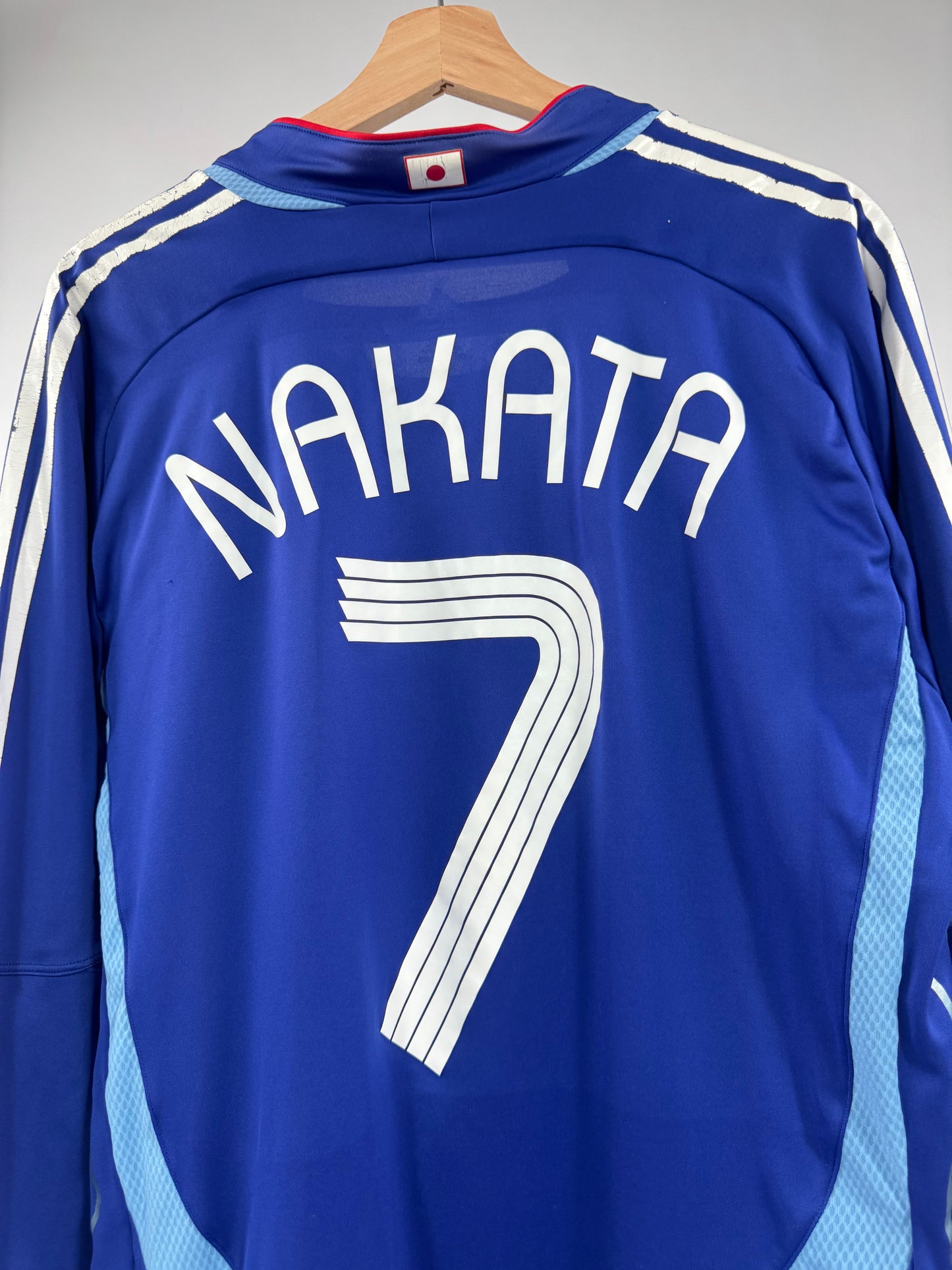 2006 ADIDAS FORMOTION JAPAN HOME JERSEY LONG SLEEVE PLAYER VERSION (L)