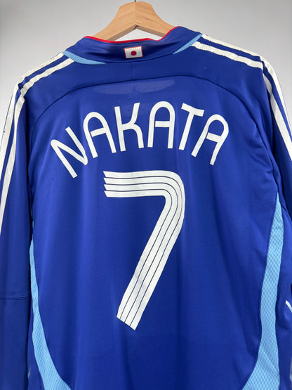 2006 ADIDAS FORMOTION JAPAN HOME JERSEY LONG SLEEVE PLAYER VERSION (L)