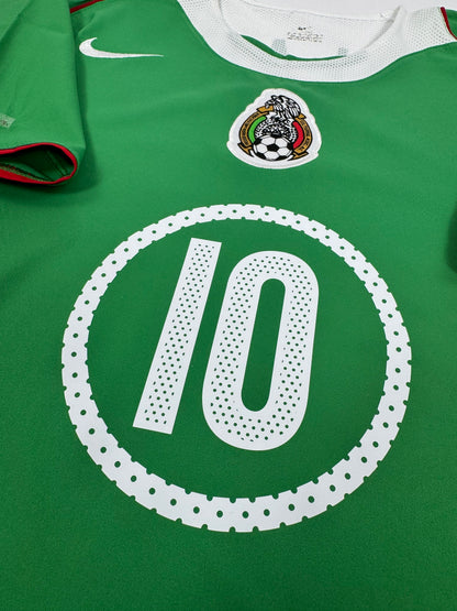 2004/05 NIKE T90 MEXICO HOME JERSEY CUAUHTEMOC BLANCO 10 (S)