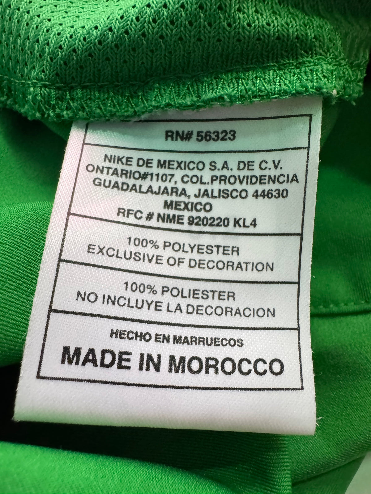 2003 NIKE MEXICO HOME JERSEY RAF MARQUEZ 4 (XL)