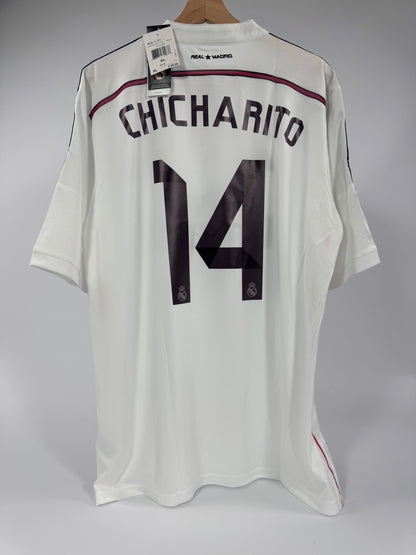2014/15 ADIDAS REAL MADRID HOME JERSEY CHICHARITO 14 (XL) NEW WITH TAGS