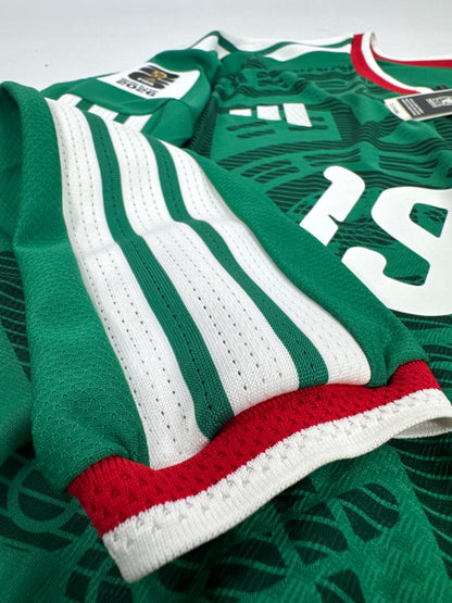 2026 ADIDAS MEXICO WORLD CUP HOME JERSEY LONG SLEEVE GILBERTO MORA 19 (XL) PLAYER VERSION