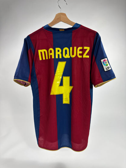 2007 NIKE FC BARCELONA HOME MARQUEZ 4 (M)