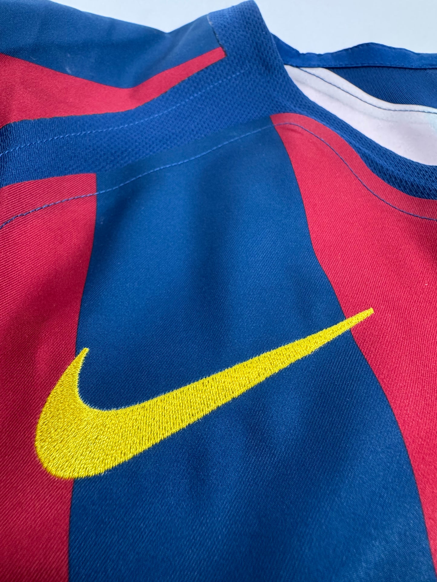 2025 RE ISSUE FC Barcelona Home 2005 T90 Long sleeve Jersey-RAFAEL MARQUEZ 4 (L)
