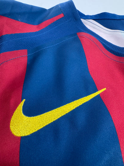 2025 RE ISSUE FC Barcelona Home 2005 T90 Long sleeve Jersey-RAFAEL MARQUEZ 4 (L)