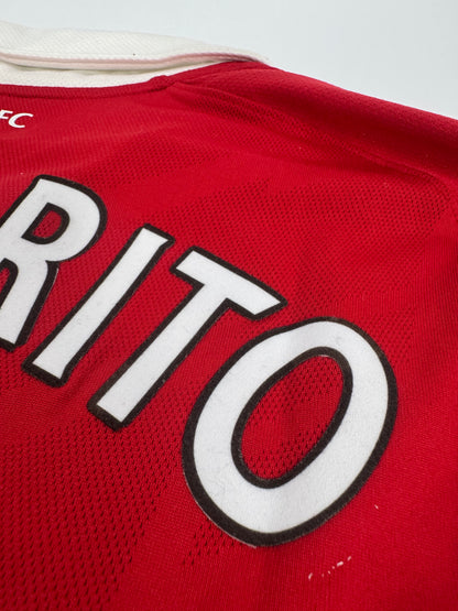 2010 NIKE MANCHESTER UNITED HOME JERSEY CHICHARITO 14 (L)