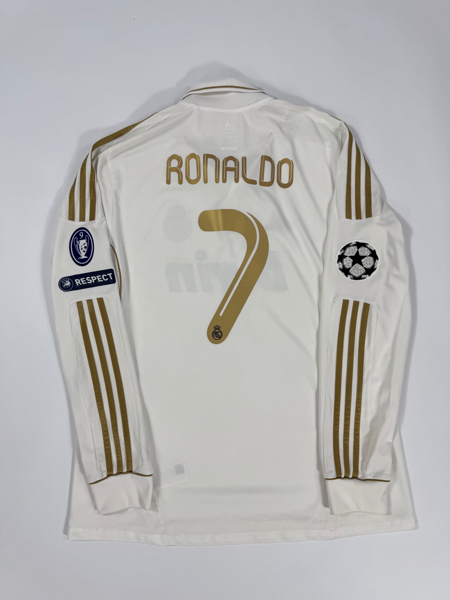 2012 ADIDAS REAL MADRID LONG SLEEVE JERSEY CRISTIANO RONALDO 7 (XL)