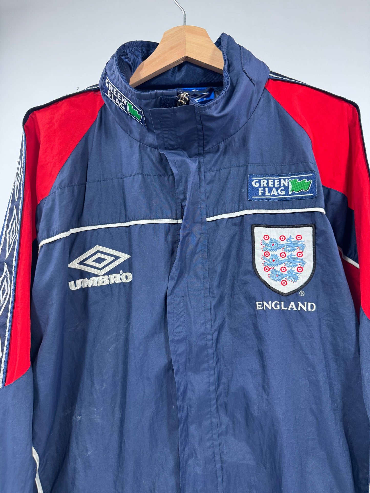 1998 UMBRO ENGLAND TRAINING WINDBREAKER (XL)