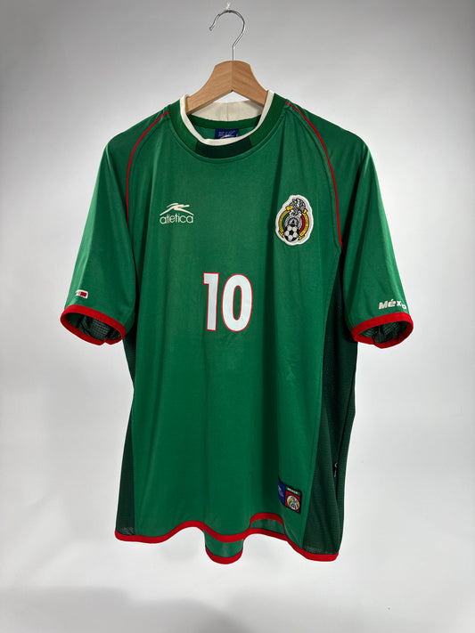 2001 ATLETICA MEXICO HOME JERSEY CUAUHTEMOC BLANCO 10 (XL