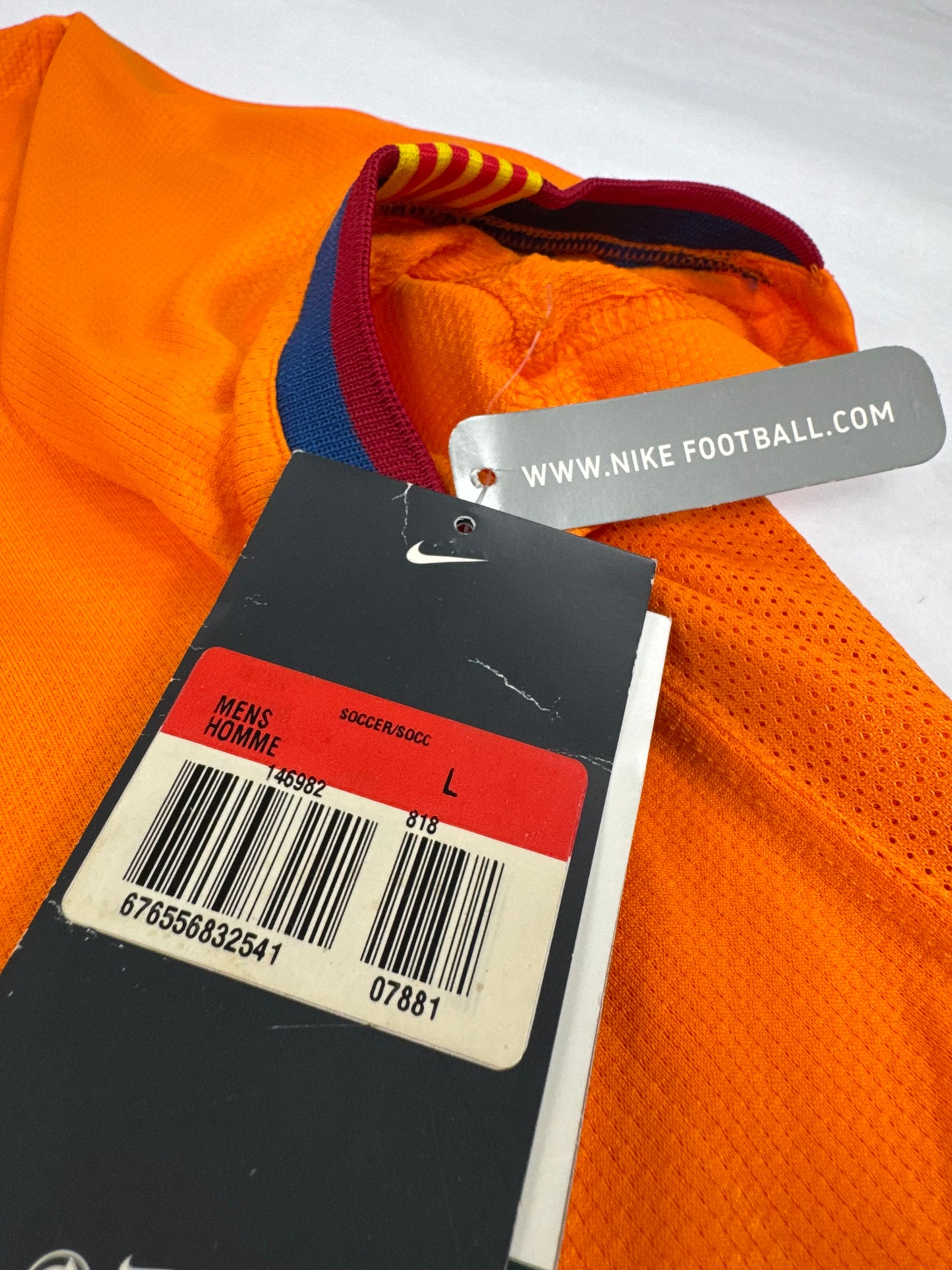 2007 NIKE FC BARCELONA AWAY JERSEY NWT MARQUEZ 4-(L)