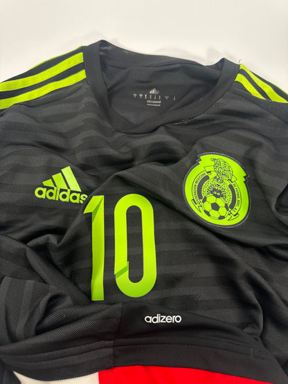 2015 MEXICO HOME JERSEY GIO DOS SANTOS ADIZERO PLAYER ISSUE SIZE 8(L)