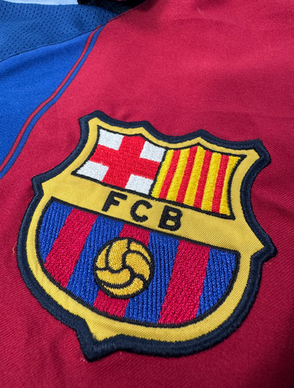 2003 NIKE FC BARCELONA HOME JERSEY RONALDINHO 10 (L)