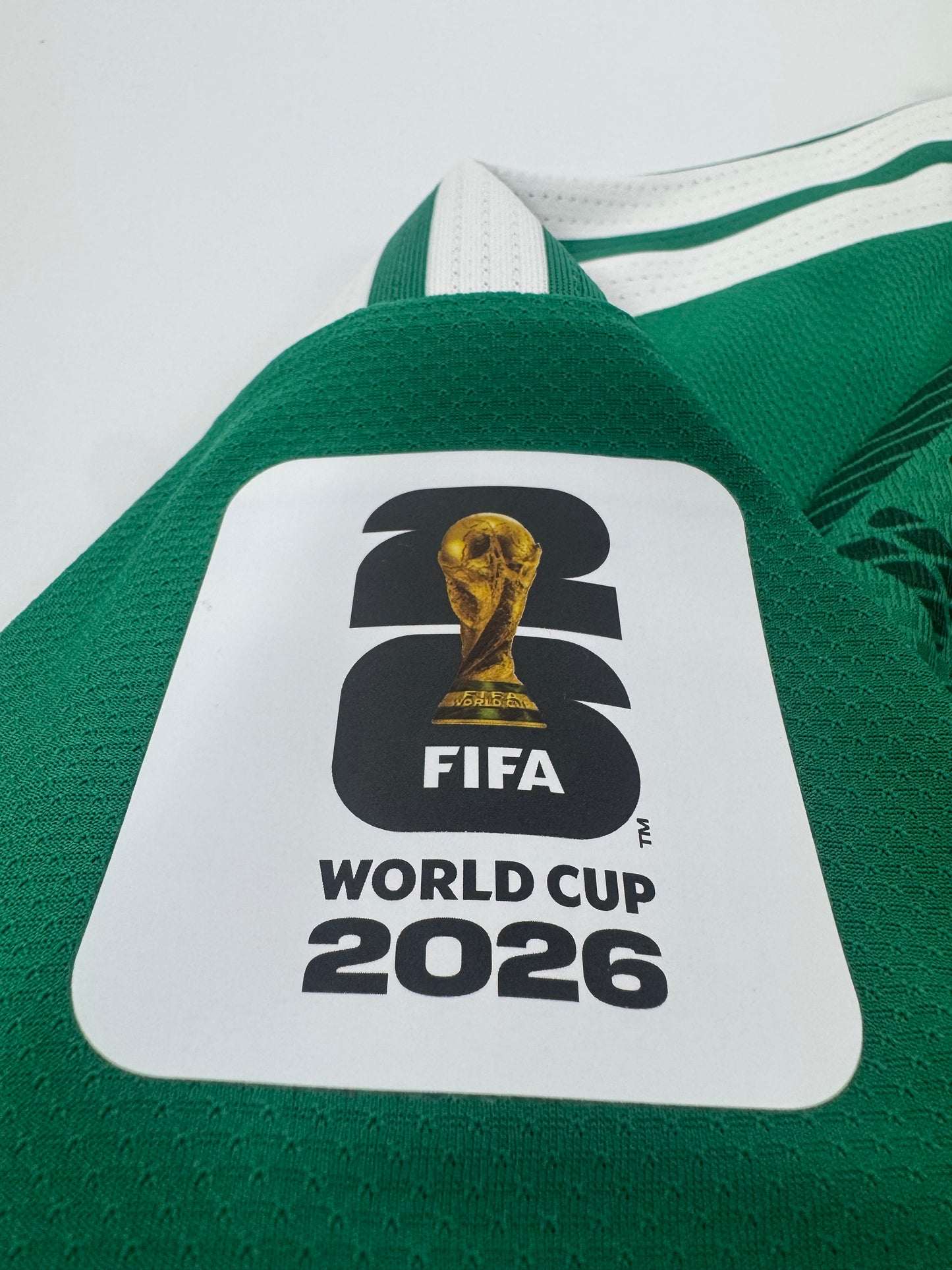 2026 ADIDAS MEXICO HOME JERSEY JULIÁN QUIÑONES 16 AUTHENTIC PLAYER VERSION (L)