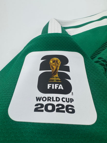 2026 ADIDAS MEXICO HOME JERSEY JULIÁN QUIÑONES 16 AUTHENTIC PLAYER VERSION (L)