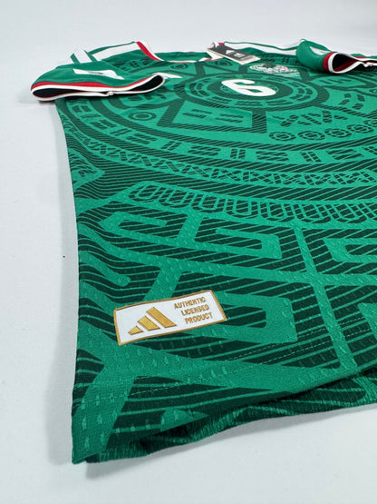 2026 ADIDAS MEXICO HOME AUTHENTIC JERSEY NEW WITH TAGS ERIK LIRA 6 (L)