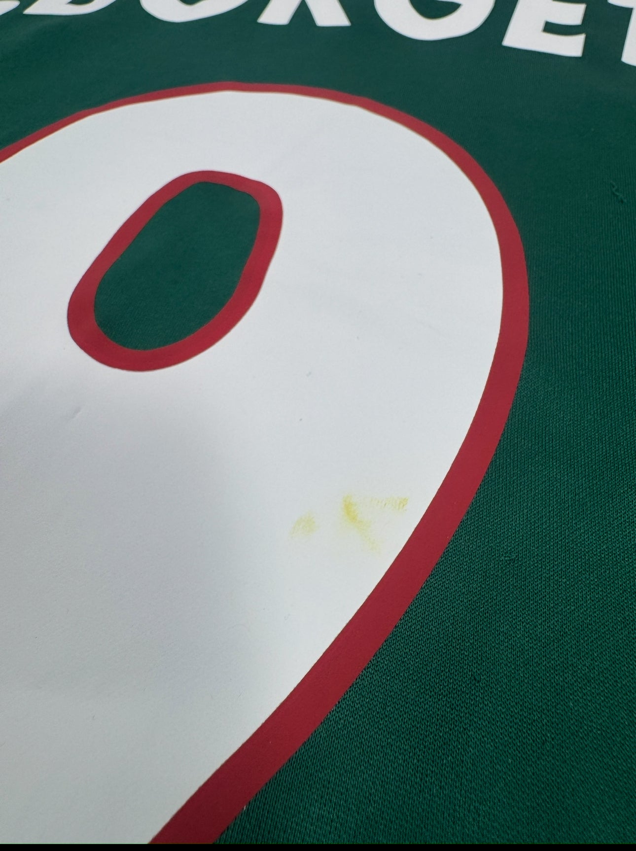 2002 ATLETICA MEXICO HOME JERSEY-BORGETTI 9(M)