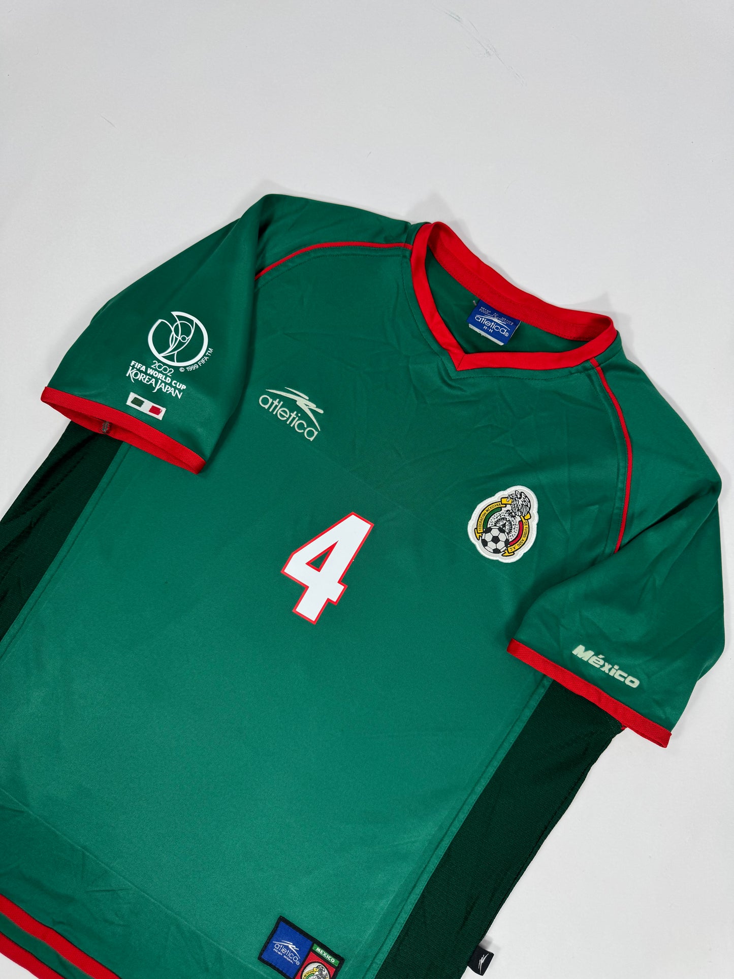 2002 ATLETICA MEXICO HOME JERSEY RAFA MARQUEZ 4 (M)