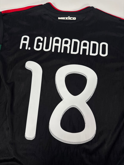 2010 ADIDAS MEXICO AWAY JERSEY ANDRES GUARDADO 18 (L)