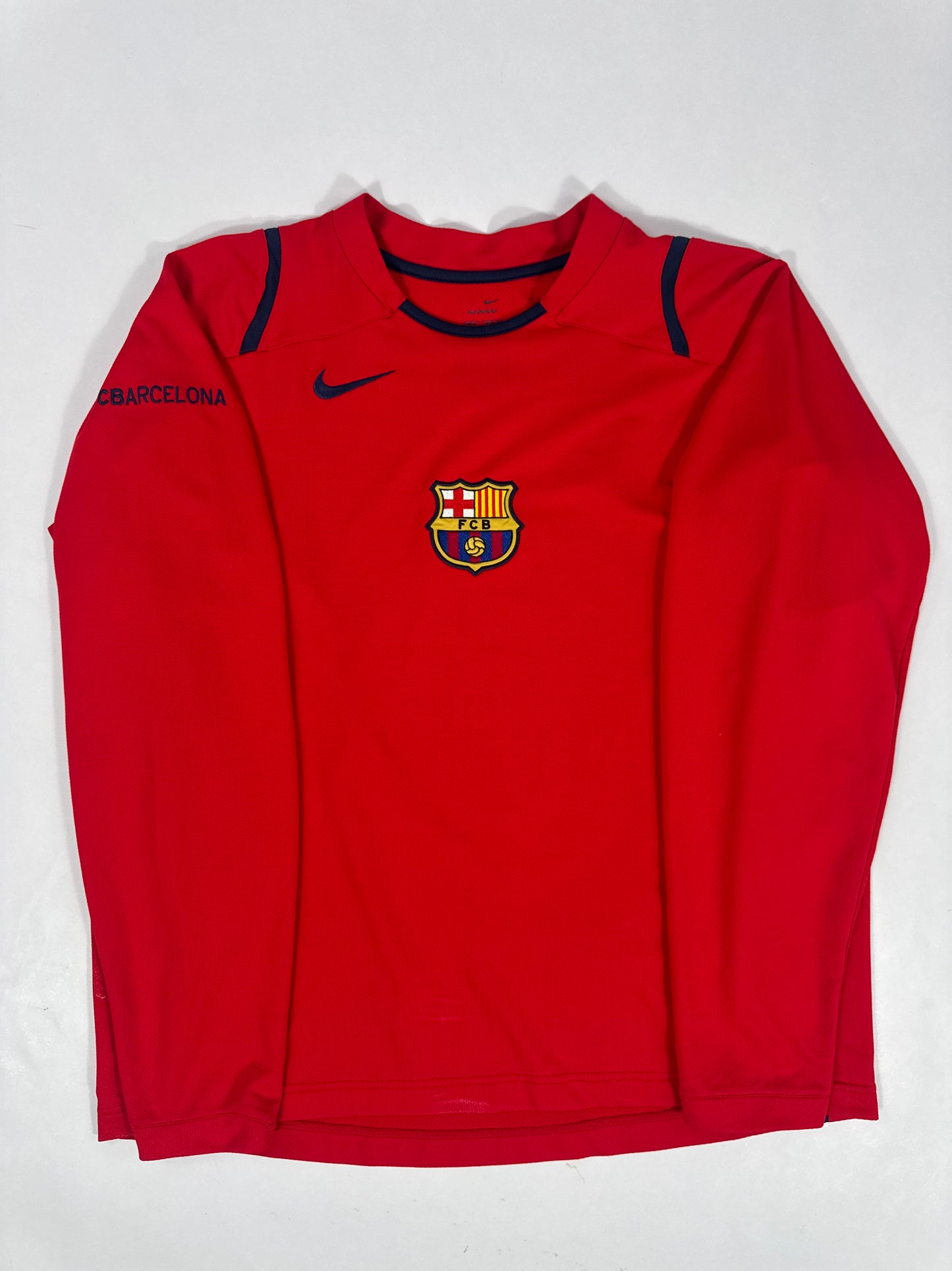 2006 NIKE FC BARCELONA TRAINING LONG SLEEVE-(XL)