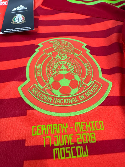 2018 ADIDAS MEXICO GK JERSEY UTILERIA- PLAYER ISSUE OCHOA 13 NEW WITH TAGS