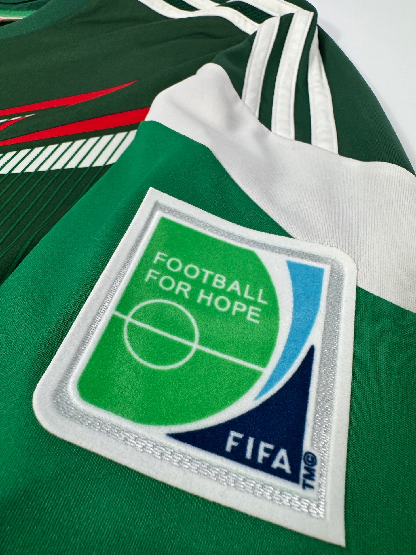 2014 ADIDAS MEXICO HOME JERSEY BGIOVANI DOS SANTOS 10 LONG SLEEVE (L)