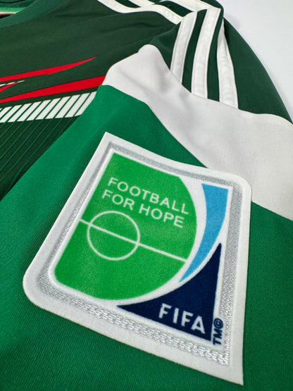 2014 ADIDAS MEXICO HOME JERSEY BGIOVANI DOS SANTOS 10 LONG SLEEVE (L)
