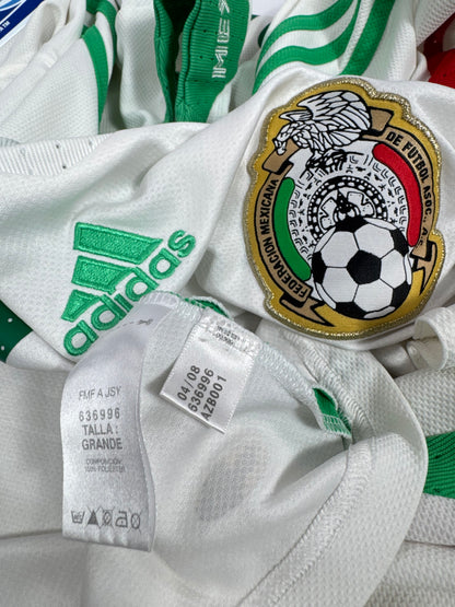 2009 ADIDAS MEXICO AWAY JERSEY CUAUHTEMOC BLANCO 10-(L)