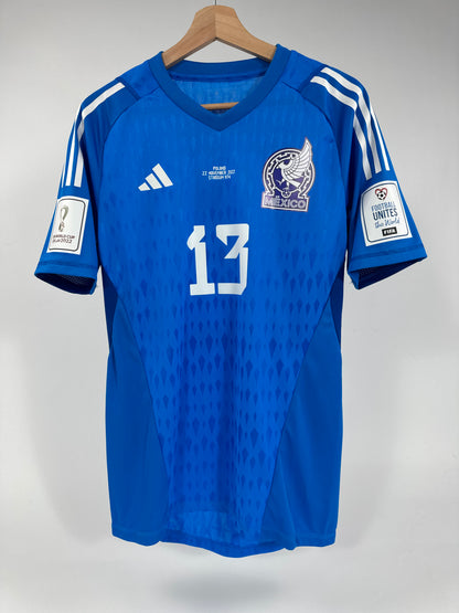 2022 ADIDAS MEXICO GK JERSEY PLAYER ISSUE OCHOA 13 (M) UTILERIA