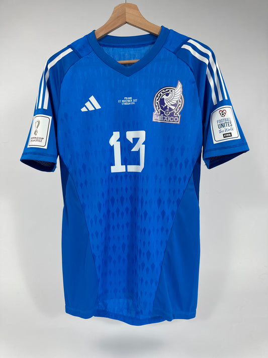 2022 ADIDAS MEXICO GK JERSEY PLAYER ISSUE OCHOA 13 (M) UTILERIA