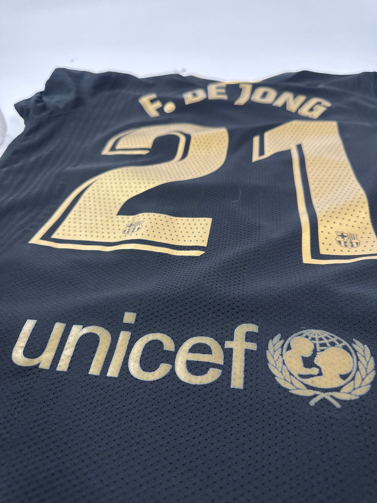 2020/21 NIKE FC BARCELONA AWAY JERSEY DE JONG 21 (L) AUTHENTIC PLAYER VERSION