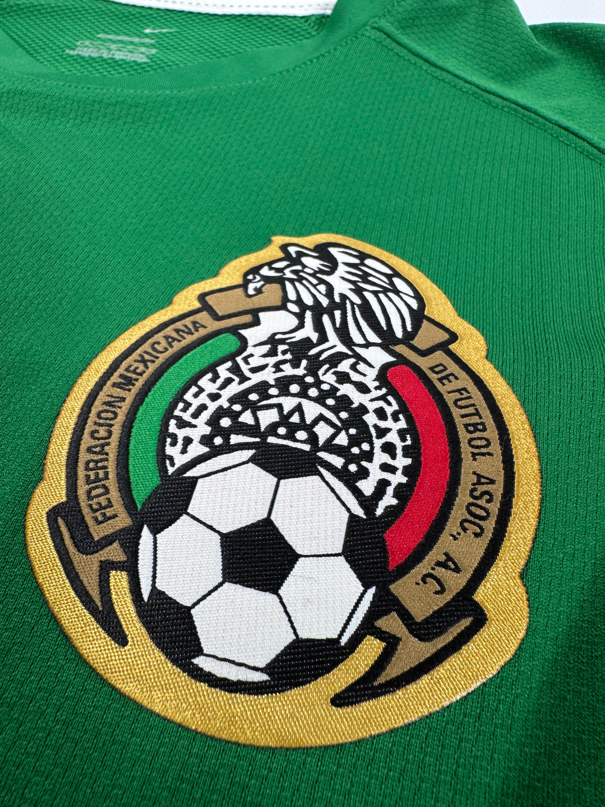 2006 NIKE MEXICO TRANING JERSEY UTILERIA TEAM ISSUE (L)